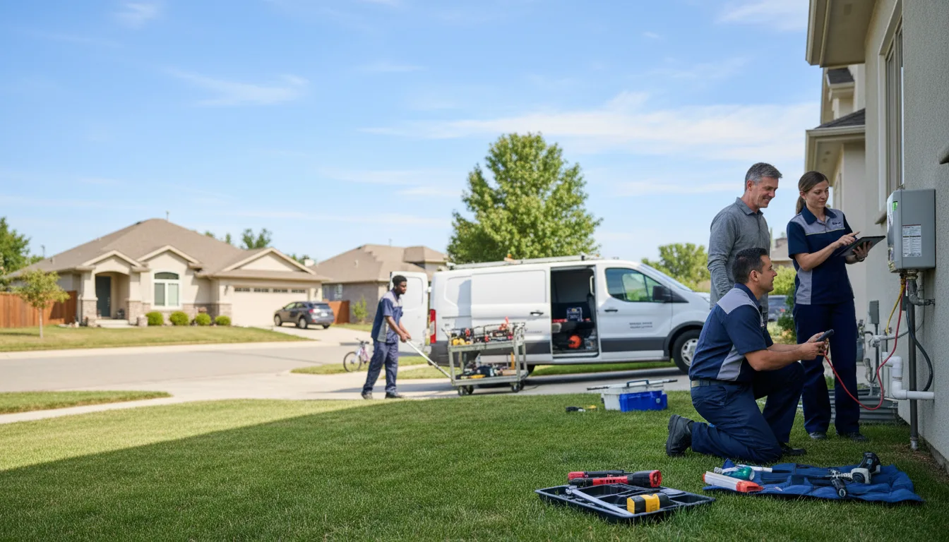 Tankless water heater service in Fairfield, IL